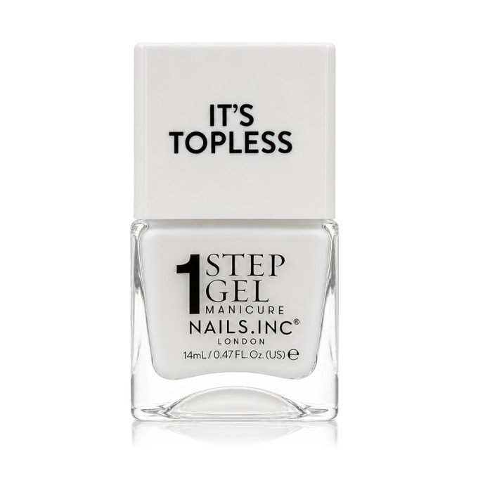Nails Inc. It s Topless 1 Step Gel Nail Polish (Emma) 14 ml