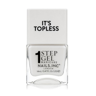Nails Inc. It s Topless 1 Step Gel Nail Polish (Emma) 14 ml