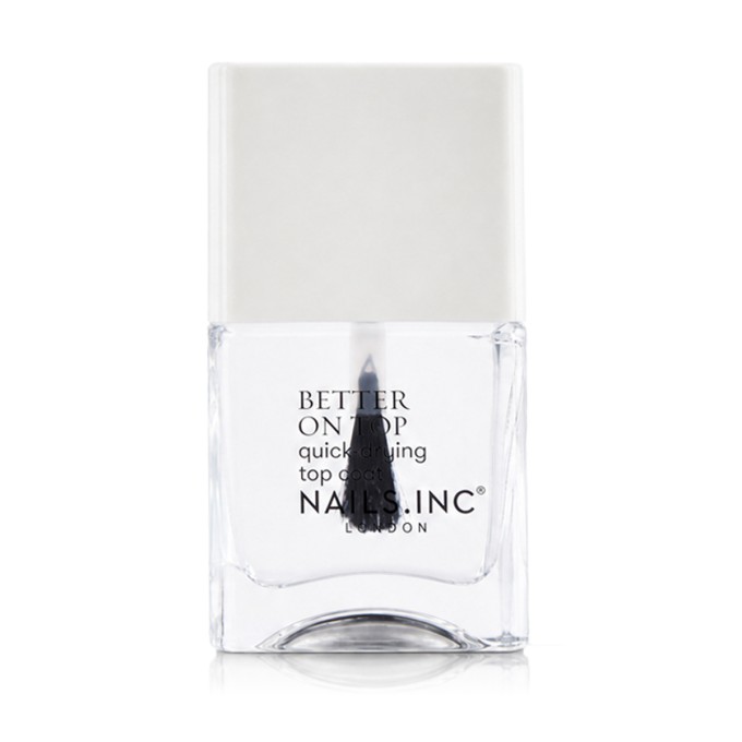 Nails.Inc Better On Top Quick-Drying Top Coat (Transparent) 14 ml