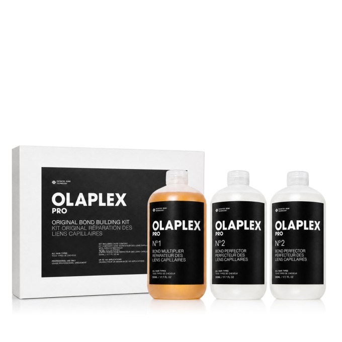 Olaplex Salon Kit No.1 Bond Multiplier 525 ml + No.2 Bond Perfector 2 x 525 ml + Dosing Dispensor