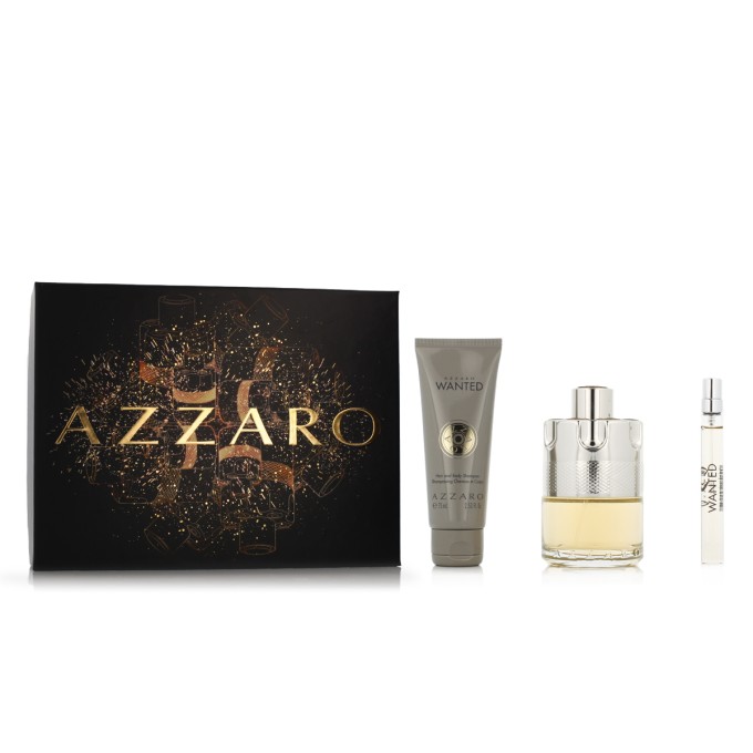 Azzaro Wanted EDT 100 ml + EDT MINI 10 ml + SG for Body & Hair 75 ml (man)
