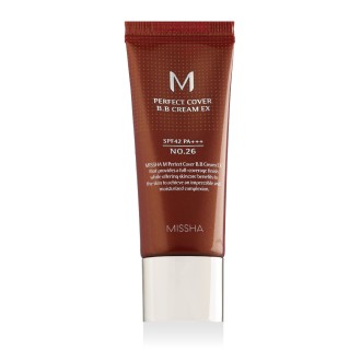 MISSHA M Perfect Cover BB Cream EX SPF 42 PA+++ (No.26 Natural Caramel) 20 ml 2