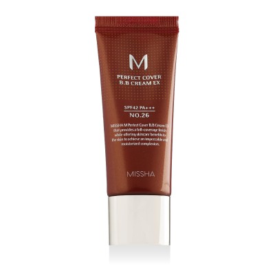 MISSHA M Perfect Cover BB Cream EX SPF 42 PA+++ (No.26 Natural Caramel) 20 ml