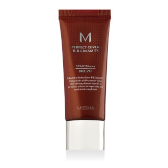 MISSHA M Perfect Cover BB Cream EX SPF 42 PA+++ (No.20 Cool Beige) 20 ml 2