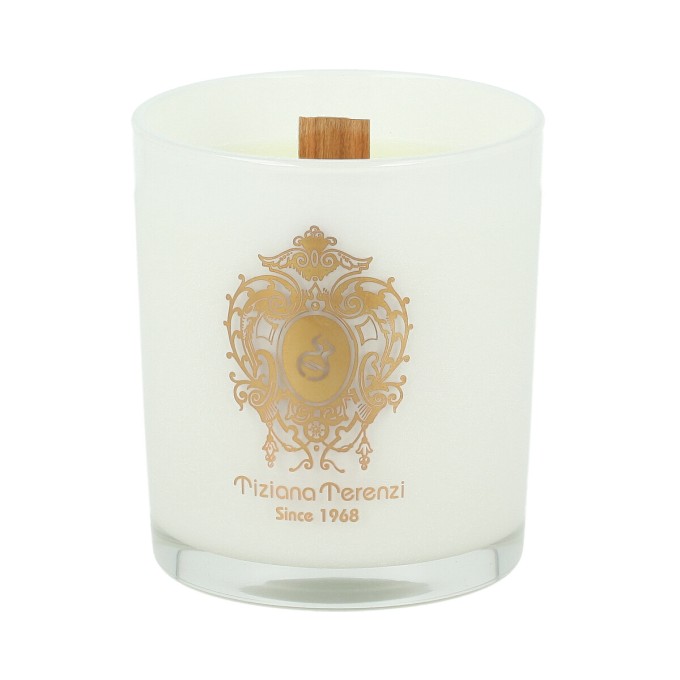 Tiziana Terenzi Kirkè Scented Candle in White Glass 170 g + Lid (unisex)