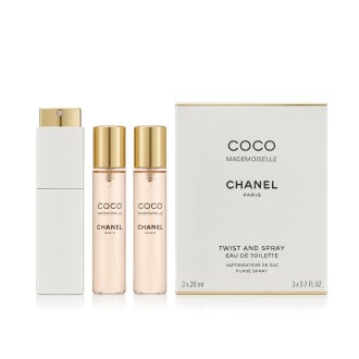 Chanel Coco Mademoiselle EDT refillable 20 ml + EDT refill 2 x 20 ml W