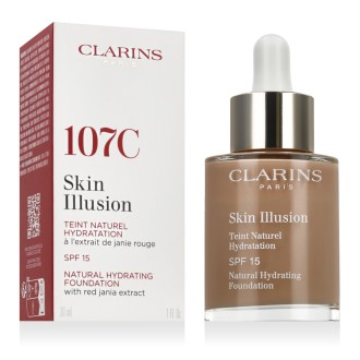 Clarins Skin Illusion Natural Hydrating Foundation SPF 15 (107C) 30 ml 2