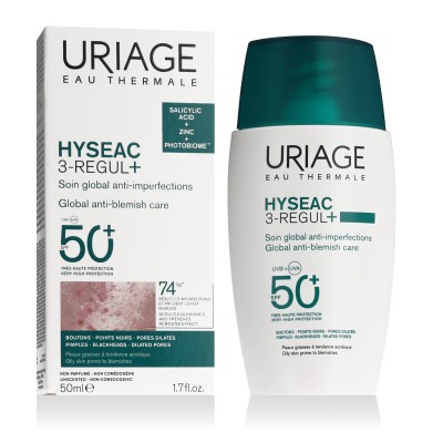 Uriage Hyséac 3-Regul+Global Anti-Blemish Care SPF 50+ 50 ml