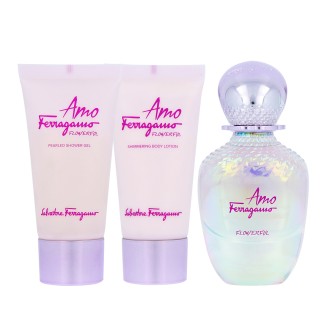 Salvatore Ferragamo Amo Ferragamo Flowerful EDT 50 ml + SG 50 ml + BL 50 ml (woman) 2