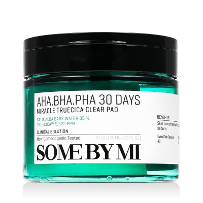 Some By Mi AHA.BHA.PHA 30 Days Miracle Truecica Clear Pad 70 pcs