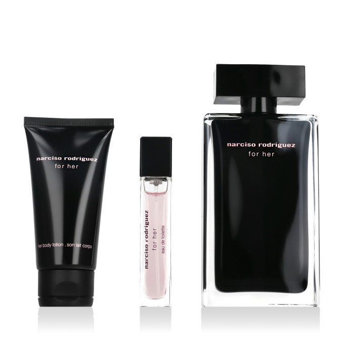 Narciso Rodriguez For Her EDT 100 ml + EDT MINI 10 ml + BL 50 ml (woman)