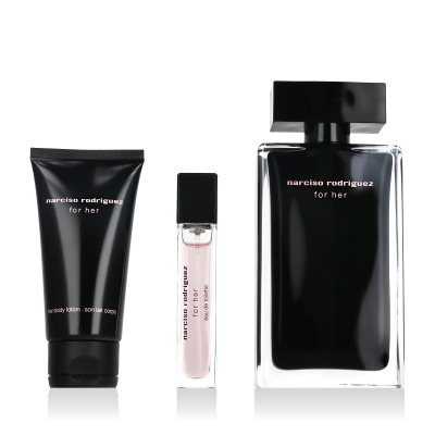 Narciso Rodriguez For Her EDT 100 ml + EDT MINI 10 ml + BL 50 ml (woman)