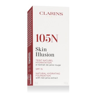 Clarins Skin Illusion Natural Hydrating Foundation SPF 15 (105N Nude) 30 ml