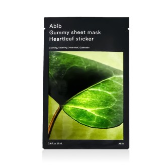 Abib Gummy Sheet Mask Heartleaf Sticker 27 ml