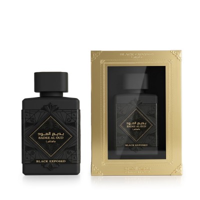 Lattafa Bade'e Al Oud Black Exposed Eau De Parfum 100 ml kvepalai unisex