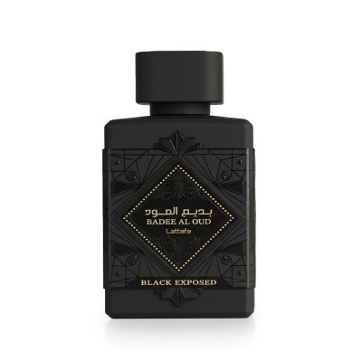 Lattafa Bade'e Al Oud Black Exposed Eau De Parfum 100 ml kvepalai unisex