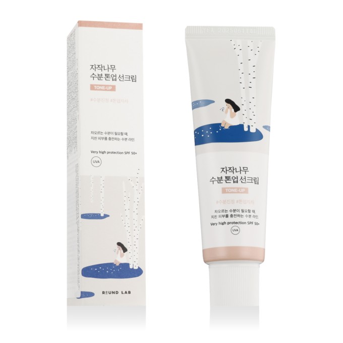 ROUND LAB Birch Juice Moisture Tone-Up Sunscreen SPF 50+ 50 ml