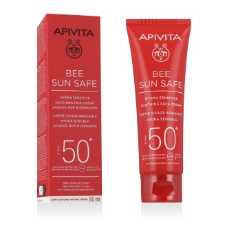 Apivita Bee Sun Safe Hydra Sensitive Soothing Face Cream SPF 50+ 50 ml