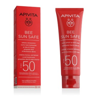 Apivita Bee Sun Safe Anti-Spot & Anti-Age Defense Face Cream SPF 50 50 ml