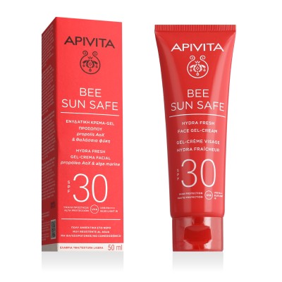 Apivita Bee Sun Safe Hydra Fresh Face Gel - Cream SPF 30 50 ml