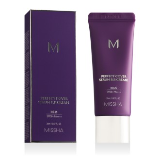 MISSHA M Perfect Cover Serum B.B. Cream SPF 50+ PA++++ (No.25 Warm Beige) 20 ml