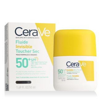 Cerave Invisible Dry Touch Fluid Sunscreen SPF 50+ 50 ml