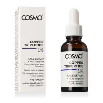 COSMO ADVANCED 1% Copper Tripeptide + Multi-peptide Face Serum 30 ml