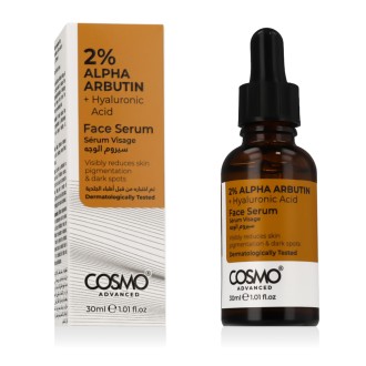 COSMO ADVANCED Alpha Arbutin 2% + Hyaluronic Acid Face Serum 30 ml
