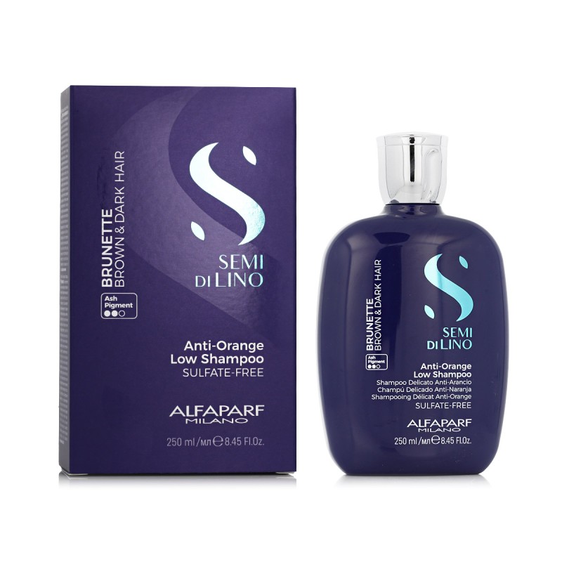Alfaparf Milano Semi Di Lino Brunette Anti-Orange Low Shampoo 250 ml