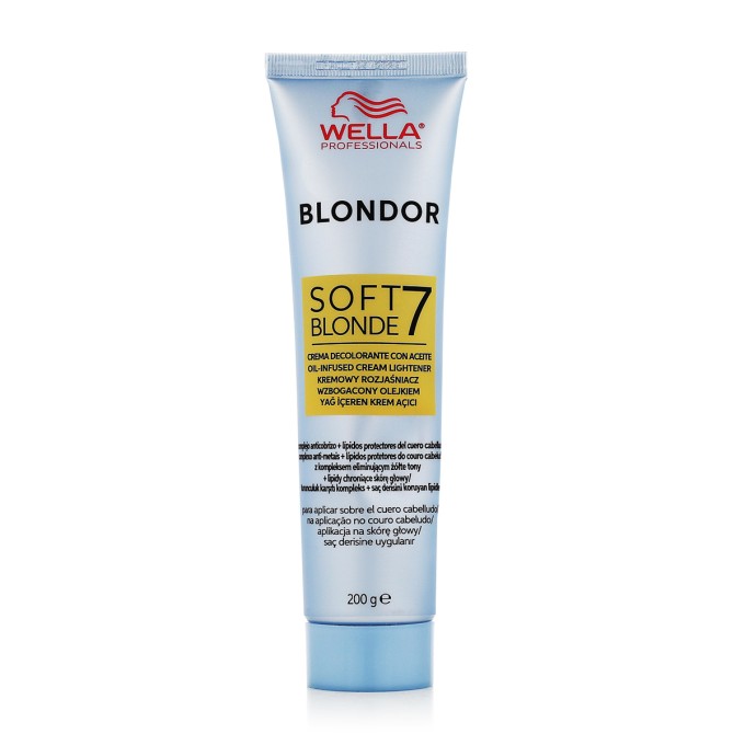 Wella Blondor Soft Blonde 7 Oil Infused Cream Lightener 200 g