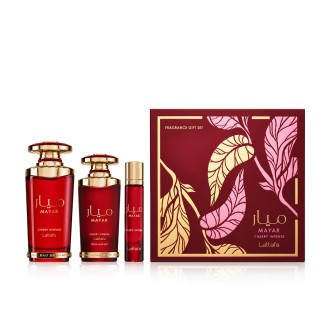 Lattafa Mayar Cherry Intense EDP 100 ml + EDP MINI 12 ml + Hair Mist 50 ml (unisex)