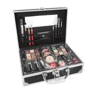 2K All About Beauty Black Case Complete Makeup Palette