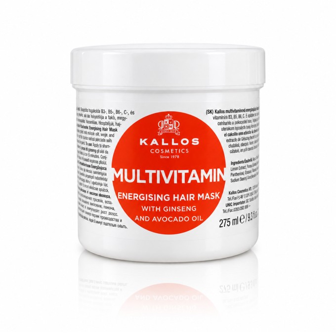 Kallos Multivitamin Energising Hair Mask 275 ml