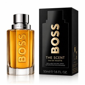 Boss Boss The Scent For Him Eau De Toilette Refillable 50 ml kvepalai vyrams