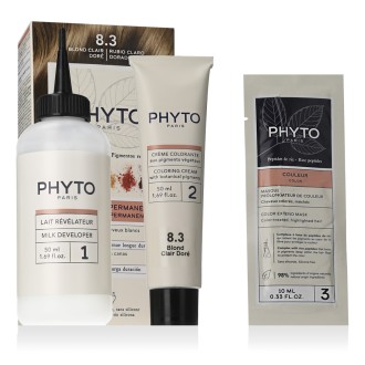 Phyto Hair Color Coloration Kit (8.3 Light Golden Blonde) 1 pc