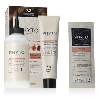 Phyto Hair Color Coloration Kit (7.3 Golden Blonde) 1 pc