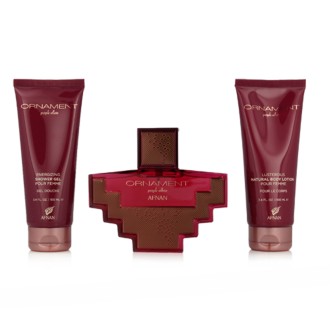 Afnan Ornament Purple Allure EDP 100 ml + SG 100 ml + BL 100 ml (woman) 2