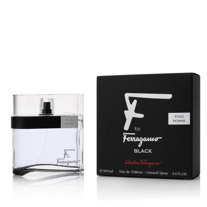 Salvatore Ferragamo F by Ferragamo Black Eau De Toilette 100 ml (man)