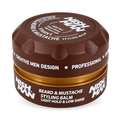 NISH MAN Beard & Mustache Styling Balm 100 ml