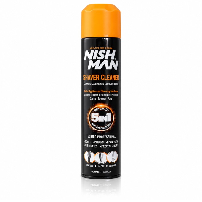 NISH MAN Shaver Cleaner 5 In 1 400 ml