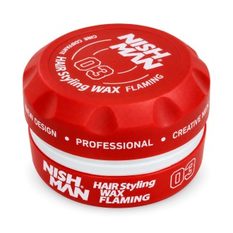 NISH MAN Hair Styling Wax Flaming No.03 150 ml