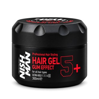 NISH MAN Hair Gel Gum Effect No.5+ 300 ml