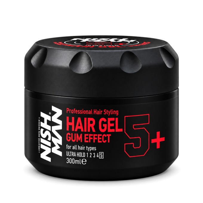 NISH MAN Hair Gel Gum Effect No.5+ 300 ml