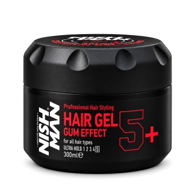NISH MAN Hair Gel Gum Effect No.5+ 300 ml