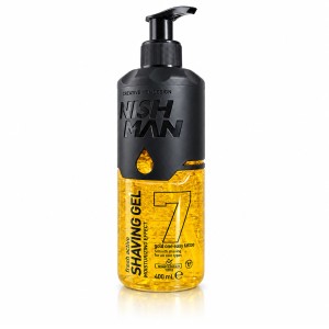 NISH MAN Shaving Gel Gold One 7 400 ml