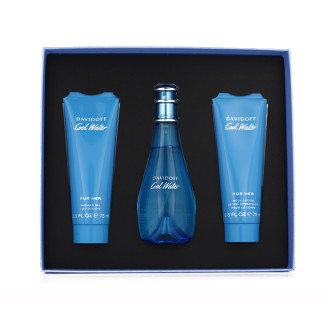 Davidoff Cool Water for Women EDT 100 ml + SG 75 ml + BL 75 ml (woman) 2