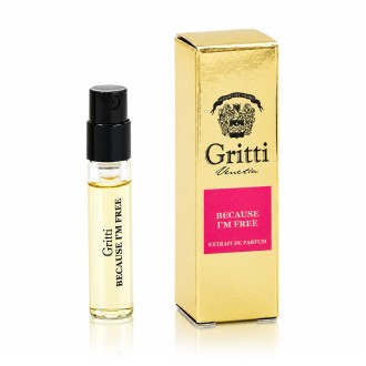 Gritti Because I'm Free Extrait de parfum - sample 2 ml (unisex)