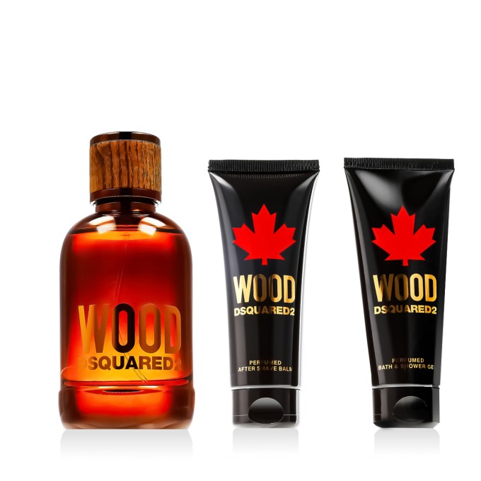 Dsquared2 Wood for Him EDT 100 ml + ASB 100 ml + SG 100 ml vyrams