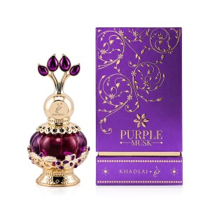Khadlaj Purple Musk Perfumed Oil 20 ml moterims