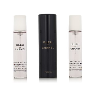 Chanel Bleu de Chanel Parfum vreckový sprej plnite ný 20 ml + Parfum náplň 2 x 20 ml vyrams
